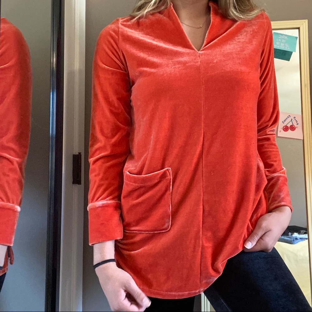 Soft Surroundings Velvet Tunic